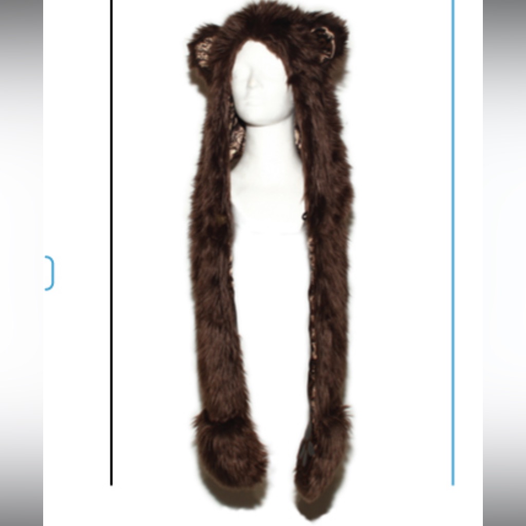 Extremely Rare!!! 2010 Original Authentic Brown Bear Spirithoods. Guc